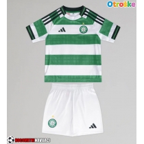 Otroške Nogometnih dresov Celtic Domači 2025-26 Kratki rokavi (+ hlače)